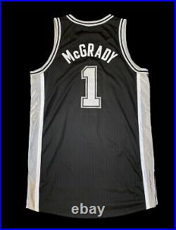 Tracy Mcgrady Rare spurs Nba Finals Game Issued Jersey Worn Retirement Raptors
