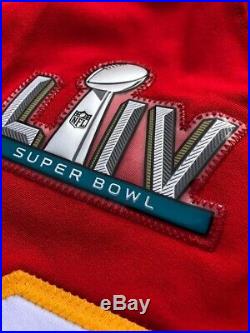 Travis Kelce Kansas City Chiefs Game Issued Super Bowl LIV Jersey