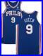 Trevelin-Queen-Philadelphia-76ers-Player-Issued-9-Blue-Jersey-from-01-jli