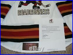 Tucson Roadrunners AHL #28 NNOB 17/18 White Game Issued Jersey withset tag & LOA