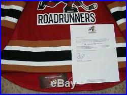 Tucson Roadrunners AHL #40 NNOB 17/18 Red Game Issued Jersey withset tag & LOA