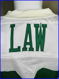 Ty Law Game Team Issued New York Jets NFL Jersey Patriots Like Game Used Worn
