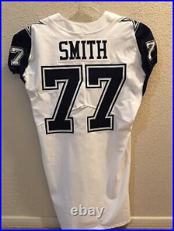 Tyron Smith Dallas Cowboys Game Issued Color Rush Jersey, Prova Tag