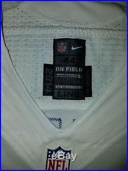 Tyron Smith Dallas Cowboys Game Issued Jersey 2014
