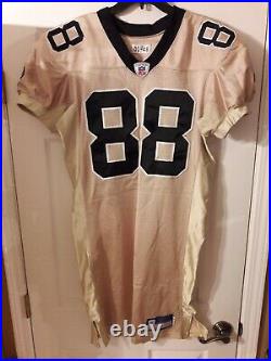 Ultra Rare Gold Jeremy Shockey New Orleans Saints Game Issue Reebok Jersey