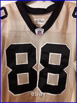 Ultra Rare Gold Jeremy Shockey New Orleans Saints Game Issue Reebok Jersey