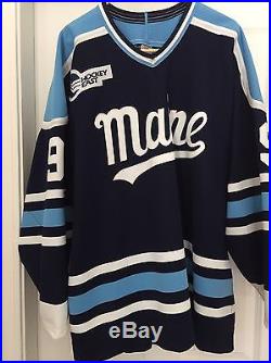 University Of Maine Paul Kariya Autographed Game Issued Jersey