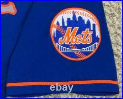VIZCAINO size 48 2021 New York Mets game jersey issued road blue SEAVER 41 MLB