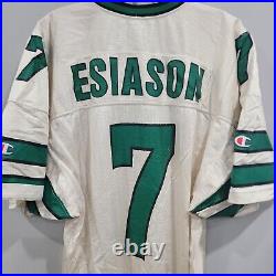 VTG 1993 Champion Authentic New York Jets Boomer Esiason 7 Pro Cut Game Jersey