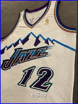 VTG Champion NBA Jersey Game Issued Worn Jersey Utah Jazz Jersey John Stockton
