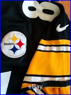 Vtg NFL Nike Game Issued Signed Pittsburgh Steelers Mark Bruener Jersey