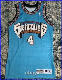 Vancouver Grizzlies Champion Byron Scott Game Issued/Worn Jersey 1995-1996