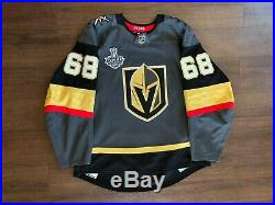 Vegas Golden Knights 2017-18 Game Issued Stanley Cup Finals Adidas Jersey MIC