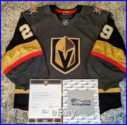 Vegas Golden Knights Marc-Andre Fleury Team Issued game Jersey COA NHL goalie 58