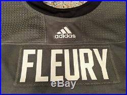Vegas Golden Knights Marc-Andre Fleury Team Issued game Jersey COA NHL goalie 58