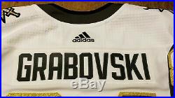 Vegas Golden Knights Mikhail Grabovski Game Issued Jersey sz 56 Made in Canada