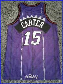 Vince Carter 1998 GAME ISSUED ROOKIE JERSEY