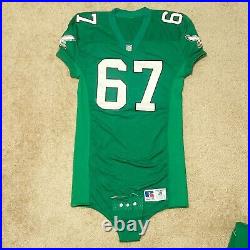 Vintage 1995 Game Issued Philadelphia Eagles Jersey #67 Kelly Green Sz 48 NFL