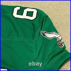 Vintage 1995 Game Issued Philadelphia Eagles Jersey #67 Kelly Green Sz 48 NFL