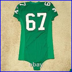 Vintage 1995 Game Issued Philadelphia Eagles Jersey #67 Kelly Green Sz 48 NFL