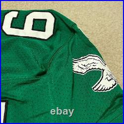 Vintage 1995 Game Issued Philadelphia Eagles Jersey #67 Kelly Green Sz 48 NFL