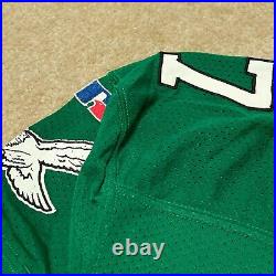 Vintage 1995 Game Issued Philadelphia Eagles Jersey #67 Kelly Green Sz 48 NFL