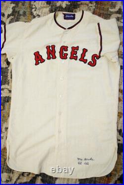 Vintage 60s Los Angeles Angels Anaheim Ken McBride SPALDING Game Issued MLB