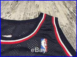 Vintage Authentic Jason Kidd New Jersey Nets Jersey Team Game Issued 2001-2002