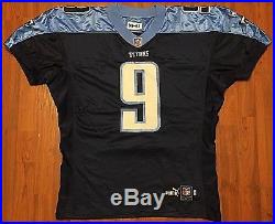 Vintage Authentic Puma 1999 Steve McNair Tennessee Titans Game Issue Jersey 52