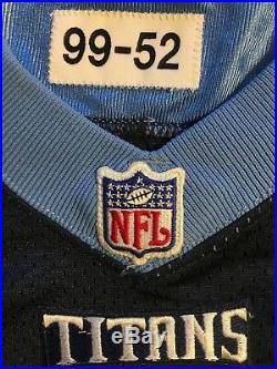 Vintage Authentic Puma 1999 Steve McNair Tennessee Titans Game Issue Jersey 52