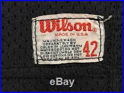 Vintage Authentic Wilson Gary Fencik Chicago Bears Game Issue Jersey NFL SZ 42