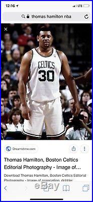 Vintage Boston Celtics Thomas Hamiton Game Worn Team Issued Jersey