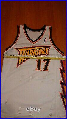 Vintage Golden State Warriors Chris Mullin Team Issued Puma NBA Game Jersey