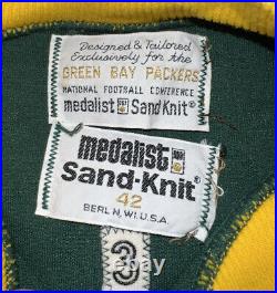 Vintage Green Bay Packers Sand Knit Team Issued #3 Jacket Size 42 USA