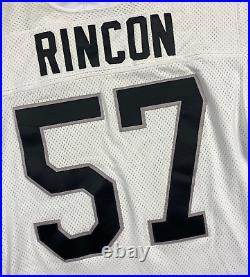 Vintage Starter Wilson Rincon #57 Los Angeles Raiders Game Issued Jersey Size 46