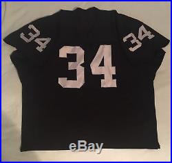 Vintage original 80's/90's LA Raiders Bo Jackson 34 jersey game worn issued