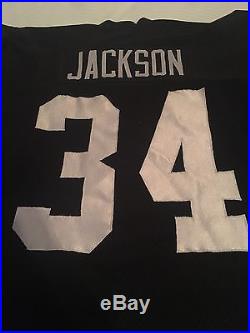 Vintage original 80's/90's LA Raiders Bo Jackson 34 jersey game worn issued