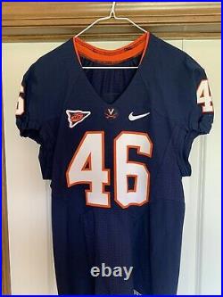 Virginia Cavaliers Authentic Game Team Issued Jersey sz 42