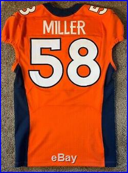 Von Miller 2012 Denver Broncos Nike Game Used/Issued Jersey