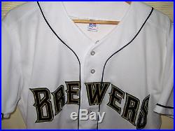 Vtg Milwaukee Brewers 1995 Cal Eldred Team Issued Players Game Jersey-lnwot-44