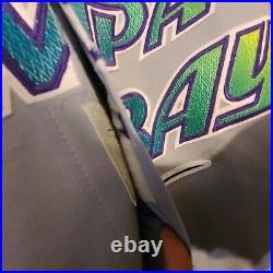 Wade Boggs 1998 Tampa Bay Devil Rays Authentic Team Issued Game Jersey Size 44