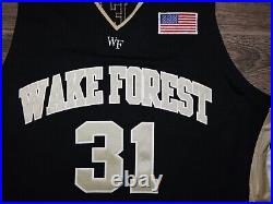 Wake Forest Demon Deacons Jamie Skeen NCAA Jersey Game Used Issue Nike 50 #31