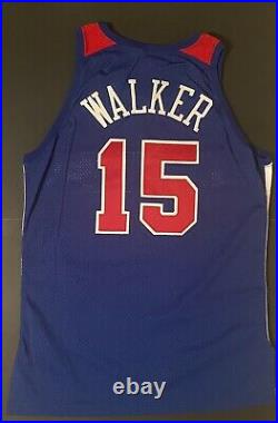 Washington Bullets Kenny Walker game used worn issued jersey