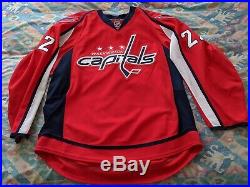 Washington Capitals NNOB #22 red game issued 2008-09 jersey 58