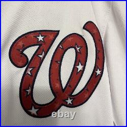 Washington Nationals Game Issued 4th Of July Home #88 Nilson Robledo Jersey