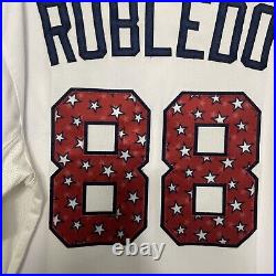 Washington Nationals Game Issued 4th Of July Home #88 Nilson Robledo Jersey