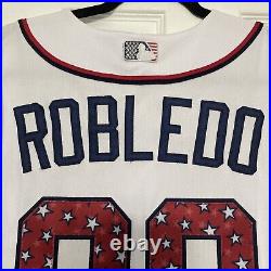 Washington Nationals Game Issued 4th Of July Home #88 Nilson Robledo Jersey