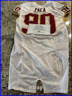 Washington Redskins #90 PAEA Game issued/used worn jersey 2015/46+4 WCOA