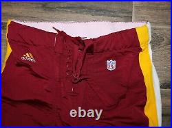 Washington Redskins Game Used NFL Football Jersey Pants 48 Player Issue Adidas