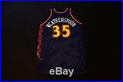 Weatherspoon NBA Golden State Warriors Game Worn/Issued Authentic Jersey Curry